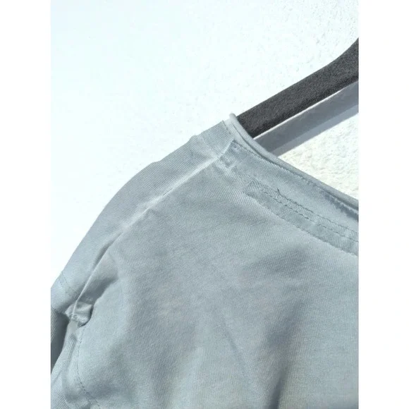 Nic + Zoe NZT 3/4 Sleeve Roll V Tee Quarter Sleeve Raw Hem - Picture 7 of 8